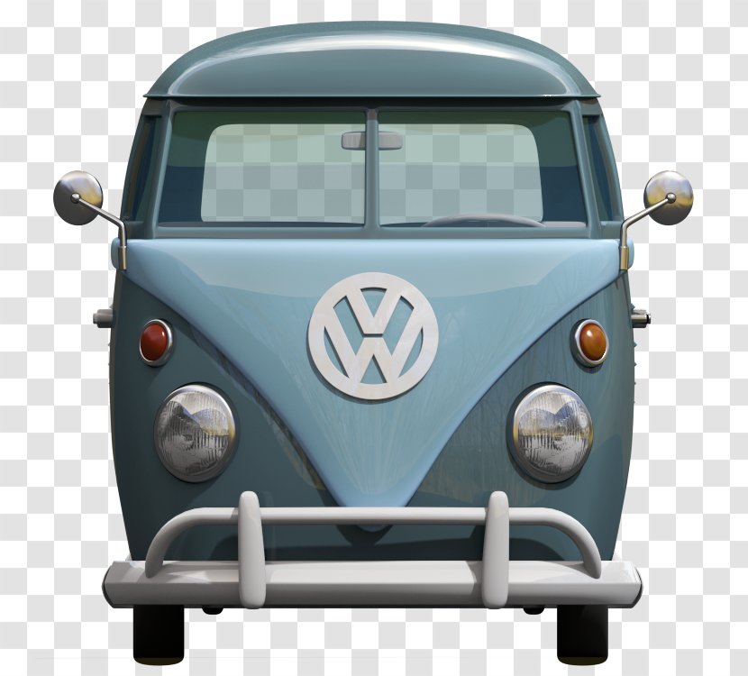 Volkswagen Type 2 Beetle Car Van - Westfalia Camper - Vw Bus Transparent PNG