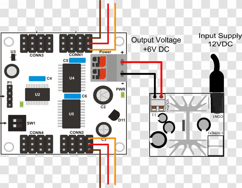 Servomechanism Electronics Servo Control Motor Soft Starter Electric - Diagram - Kits Transparent PNG