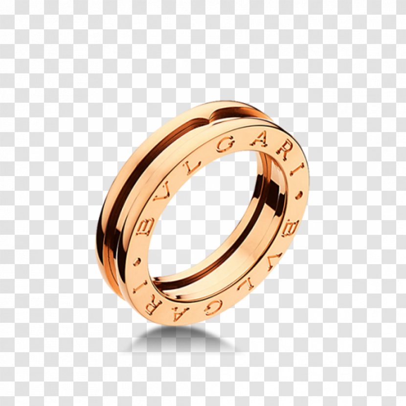 Bulgari Jewellery Wedding Ring Earring - Platinum Transparent PNG