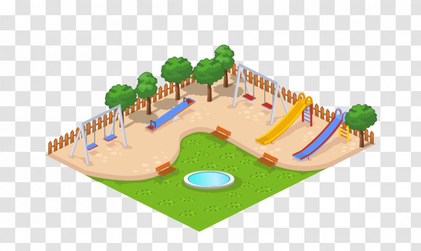 Playground Groenendaal Pixel Art Game - Isometric Graphics In Video Games And Transparent PNG