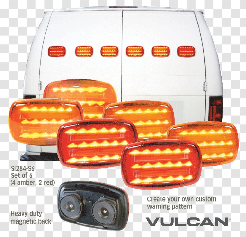 Automotive Tail & Brake Light Strobe Light-emitting Diode Craft Magnets - Magnetic Spotlights For Trucks Transparent PNG