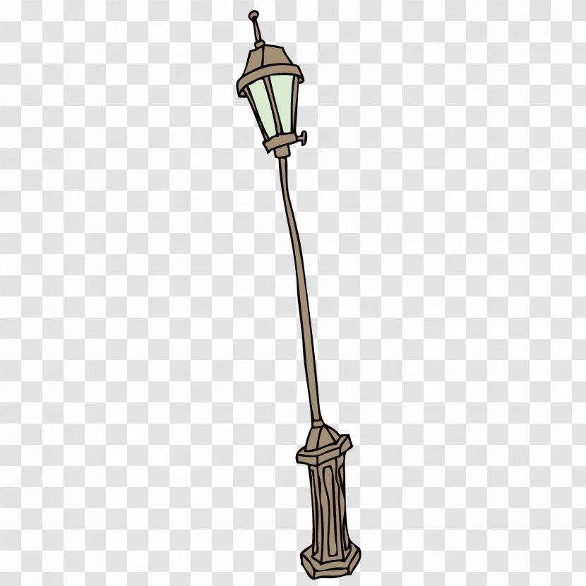 Street Light Icon - Ceiling Fixture - Hand-painted Transparent PNG