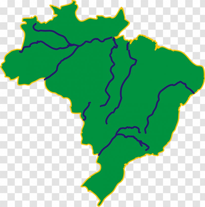 Brazil City Map Clip Art - Mapa Polityczna - Color Flag Transparent PNG