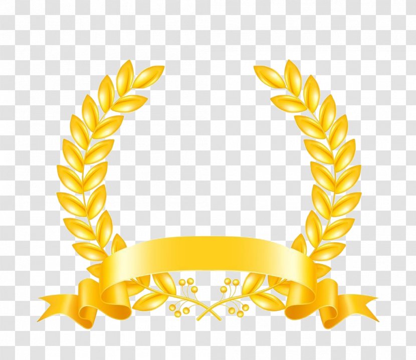 Royalty-free Stock Photography Award Laurel Wreath - Cartoon Yellow Wheat Pattern Transparent PNG