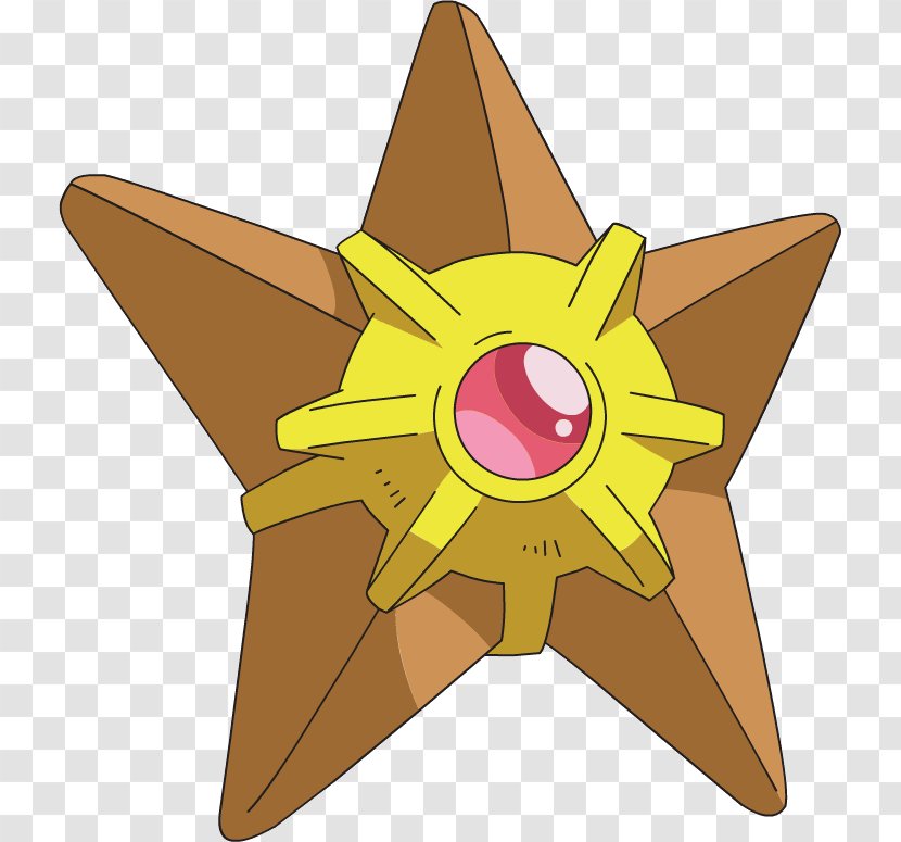 Pokémon Red And Blue Misty X Y Black 2 White Staryu - Star - Uncommon Type Transparent PNG