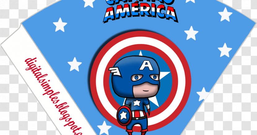 Captain America Party Birthday Convite Superhero - Cap Transparent PNG