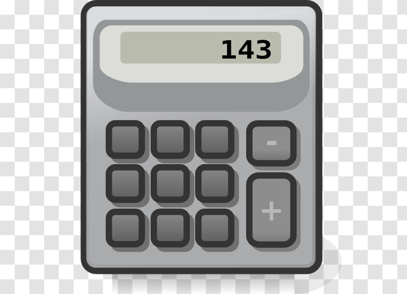 Calculator Clip Art - Office Equipment Transparent PNG