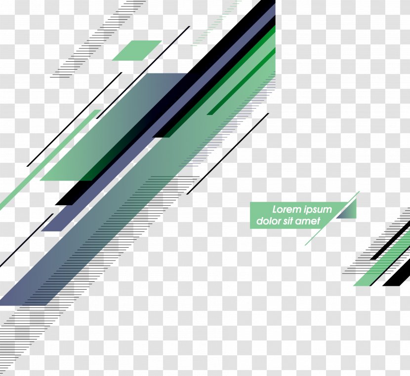 Green - Lines Transparent PNG