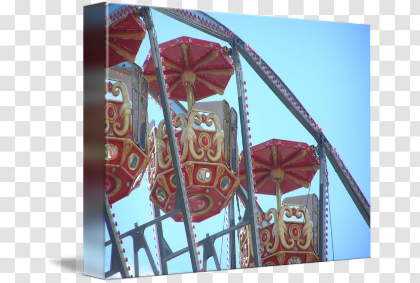 Amusement Ride Ferris Wheel Maroon Park - Recreation - Save Transparent PNG