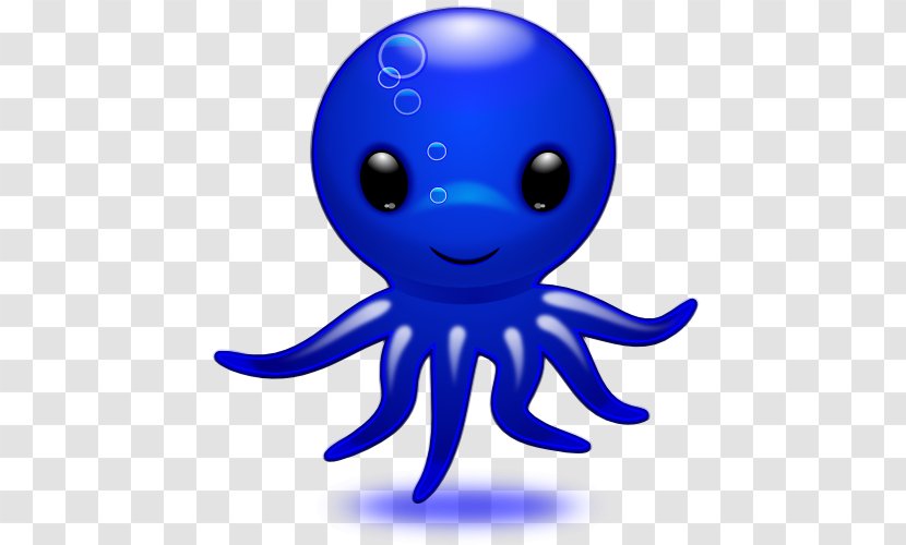 Octopus Smiley Emoticon Clip Art - Cute Transparent PNG
