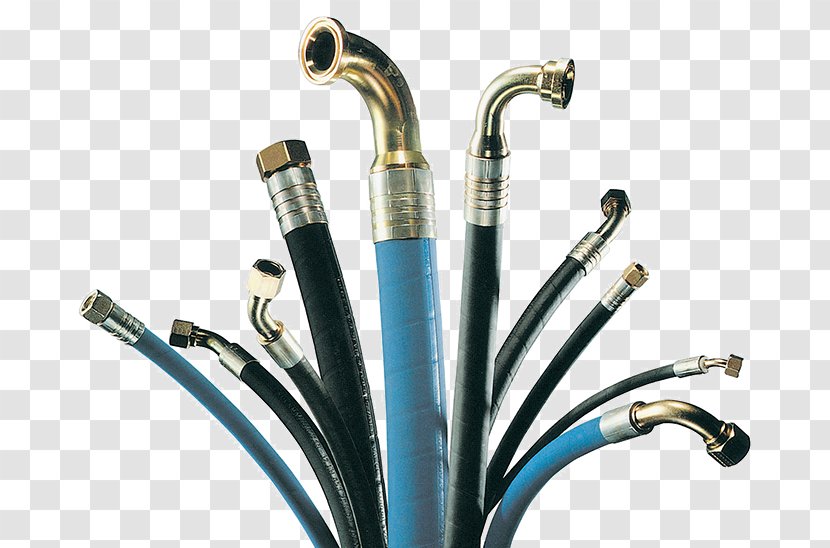 Hose Coupling Pipe Hydraulics Industry - Braided Stainless Steel Brake Lines - Piping Transparent PNG
