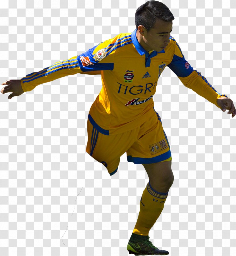 Tigres UANL Football Player Argentina Sport - Yellow Transparent PNG