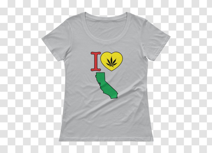 T-shirt Scoop Neck Clothing Woman - Active Shirt - Female Hemp Buds Transparent PNG