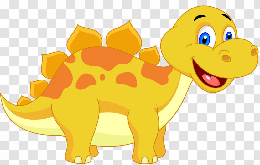 Cartoon Dinosaur - Yellow - Dracula Baby Transparent PNG