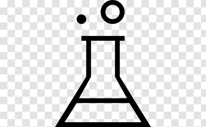 Laboratory Flasks Chemistry Clip Art - Black - Symbol Transparent PNG