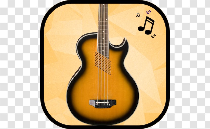Bass Guitar Musical Instruments Acoustic String - Silhouette Transparent PNG