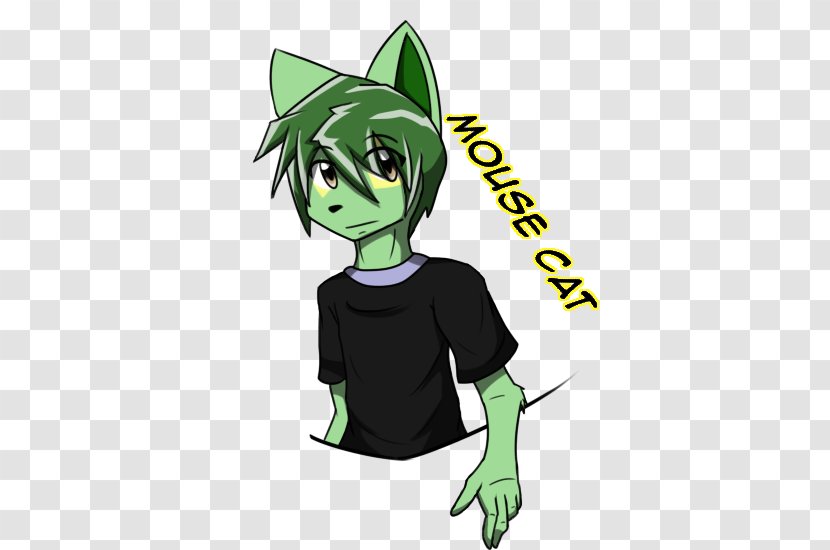 Club Penguin Carnivora Legendary Creature Clip Art - Green - Cat And Mouse Transparent PNG