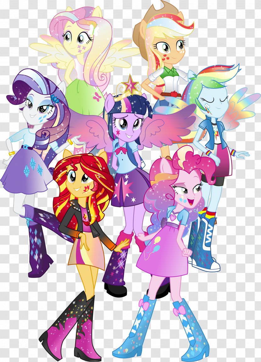 Twilight Sparkle Rainbow Dash Pony Pinkie Pie Applejack - Silhouette - Tornado Transparent PNG