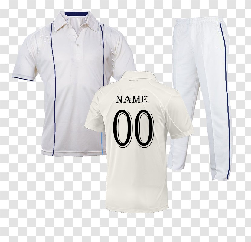 T-shirt Clothing Sportswear Uniform Sleeve - Cricket Whites - Jersey Transparent PNG