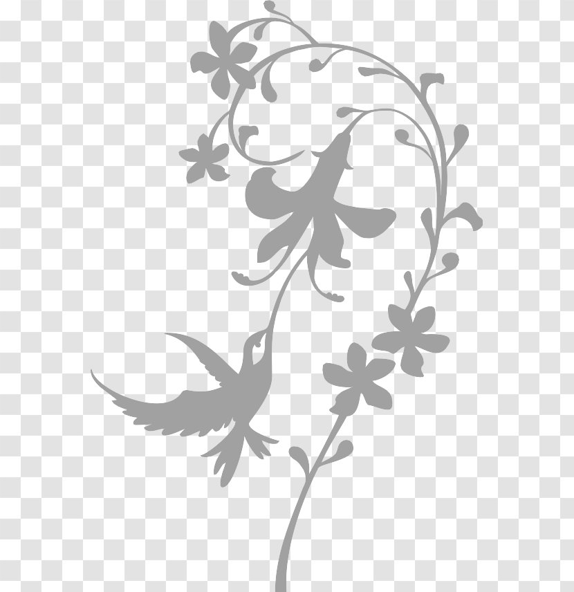 Hummingbird Wall Decal Sticker - Monochrome Photography - Canada Transparent PNG