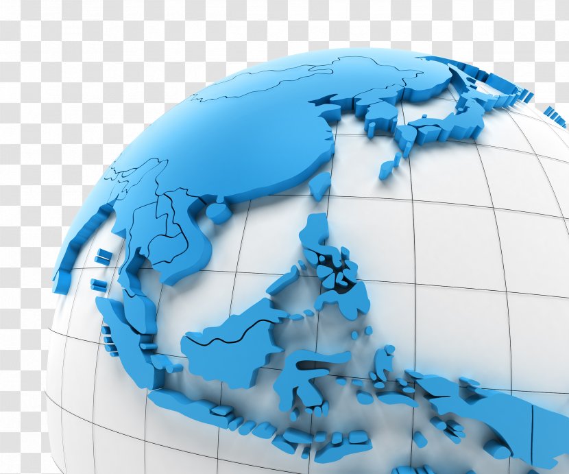 Migration In East And Southeast Asia Globe Stock Photography - Stockxchng - Three-dimensional Map Of The Transparent PNG