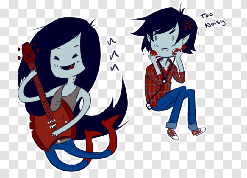 Marceline The Vampire Queen Finn Human Jake Dog Princess Bubblegum Marshall Lee - Watercolor Transparent PNG