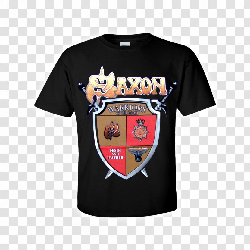 T-shirt Saxon Top Warriors Of The Road - Printed Tshirt Transparent PNG