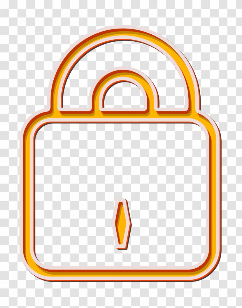 Close Icon Key Lock - Safety - Yellow Security Transparent PNG