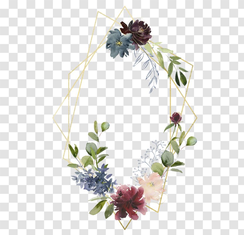 Floral Design Flower Hairdresser Watercolor Painting - Cut Flowers - Twig Transparent PNG