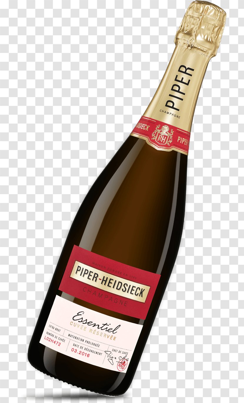 Champagne Wine Chardonnay Pinot Noir Piper-Heidsieck - Alcoholic Drink - Fresh Succulents Transparent PNG