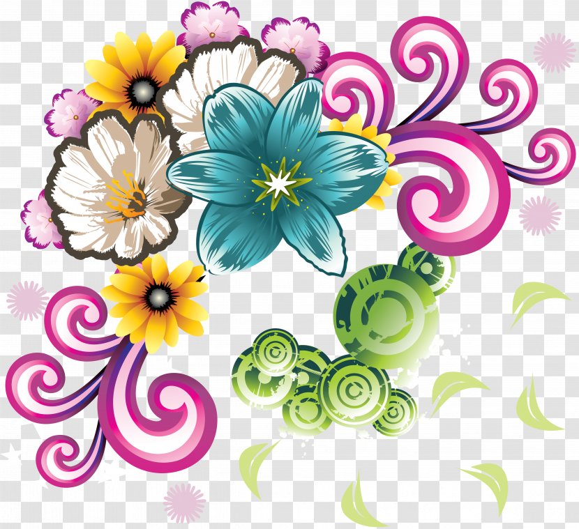 Flower - Artwork - Handpainted Flowers Transparent PNG