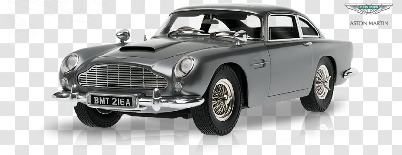 Aston Martin DB5 James Bond Car 2018 Vanquish - Diecast Toy Transparent PNG