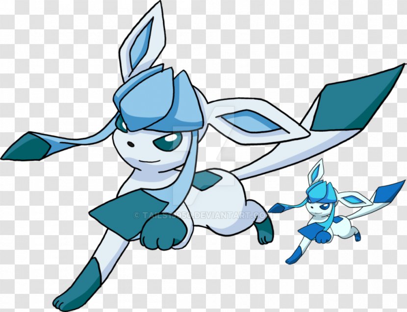 Pokémon X And Y Glaceon Pikachu Eevee - Watercolor Transparent PNG