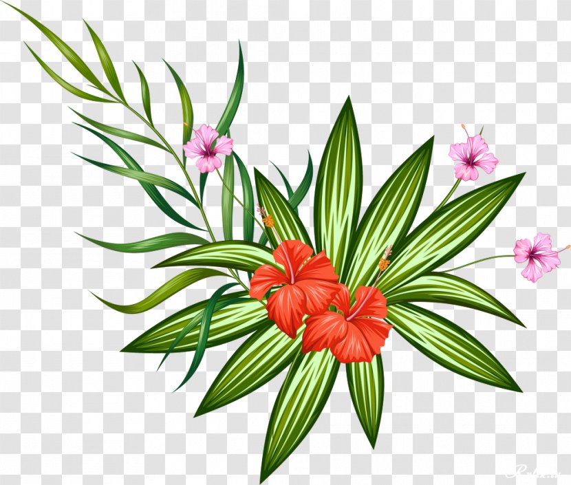 Cut Flowers Clip Art - Floral Design - Pretty Transparent PNG