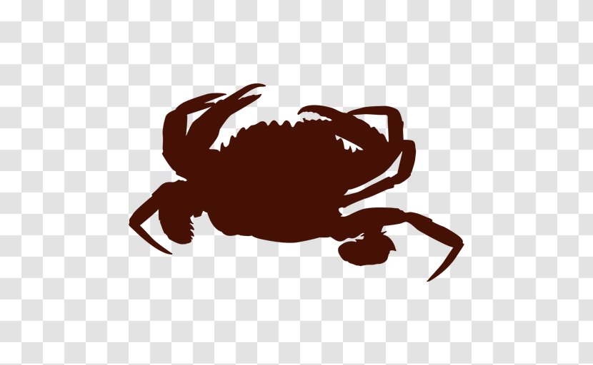 Dungeness Crab Silhouette Drawing Clip Art - Fiddler Transparent PNG