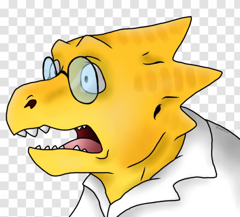 Snout DeviantArt Fan Art - Nose - Alphys Transparent PNG