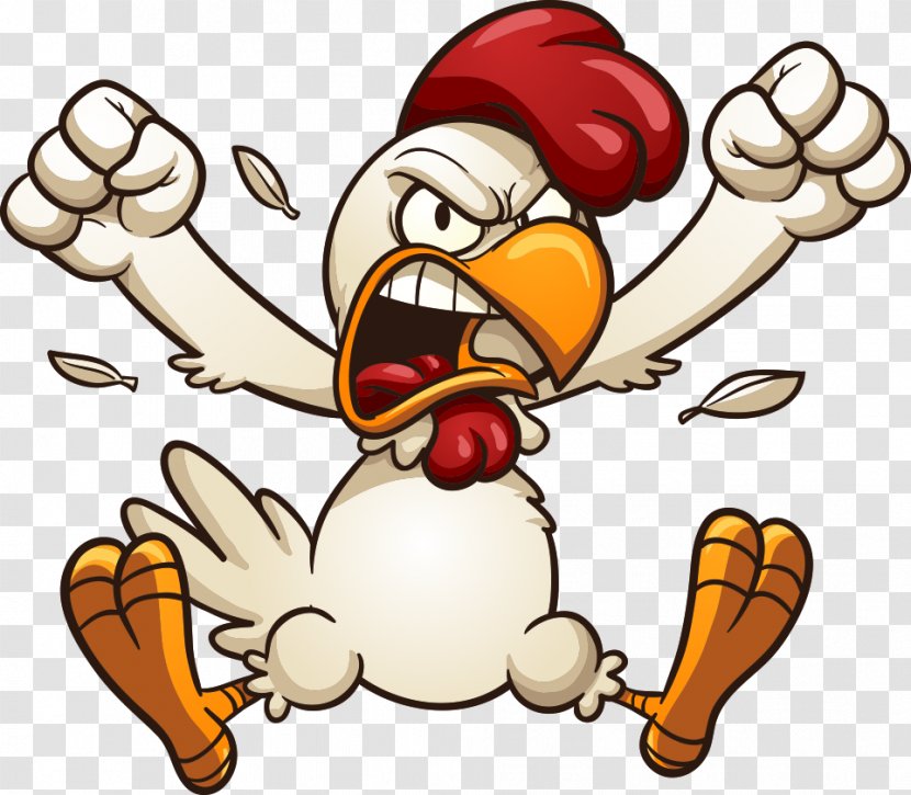 Vector Cartoon Rooster - Clip Art - Can Stock Photo Transparent PNG