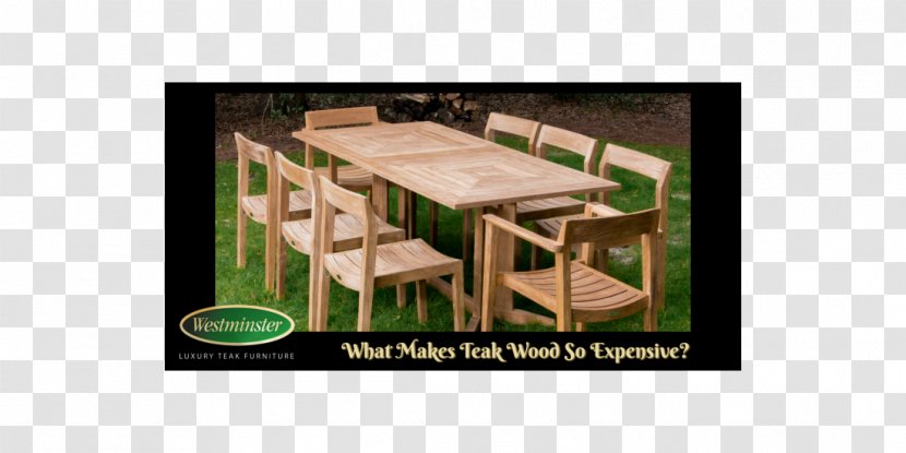Table Teak Solid Wood Furniture - Indian Rosewood Transparent PNG