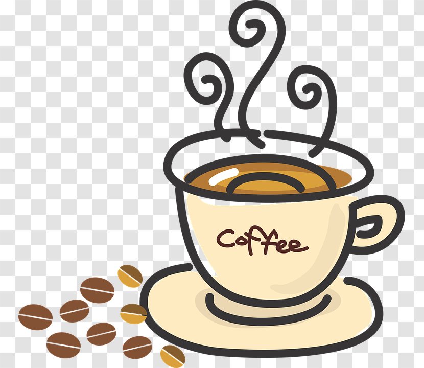 Coffee Cafe Tea Drink Clip Art - Cappuccino Transparent PNG