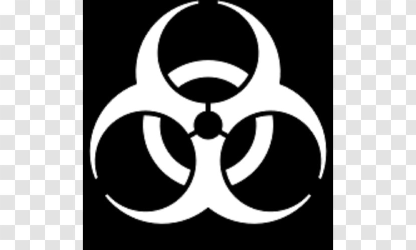 Biological Hazard T-shirt Symbol Decal Clip Art - Red - Biohazard Transparent PNG