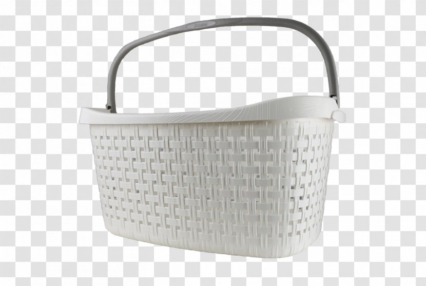 Laundry Basket Handle Bama Gray Industrial Design Panier à Linge - White - Bamboo Transparent PNG