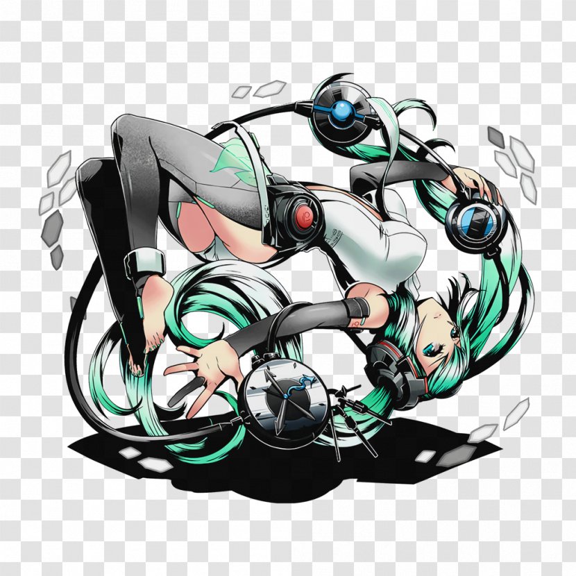 Divine Gate Hatsune Miku Time Protective Gear In Sports Observer - Nail Polish Black Hand Transparent PNG