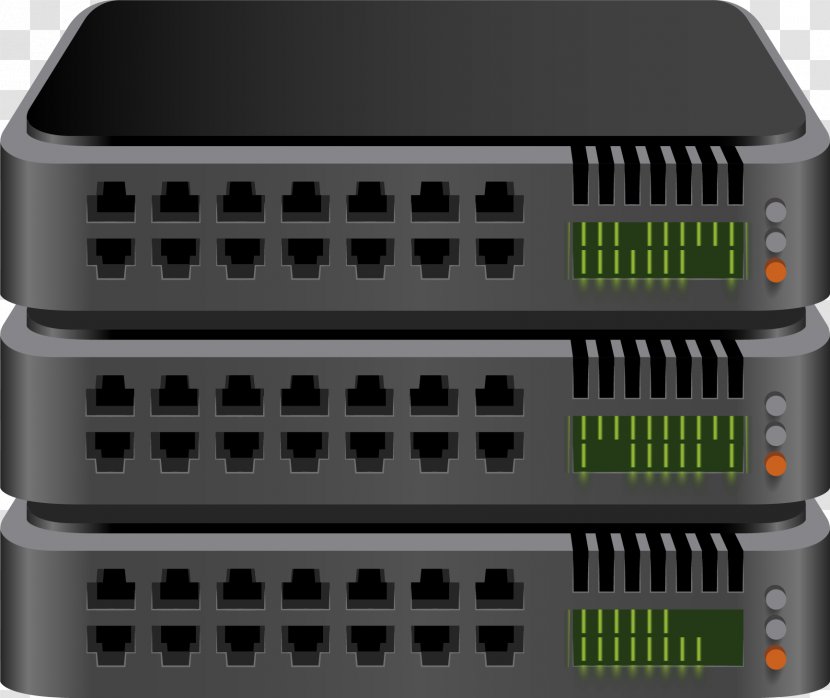 Computer Servers 19-inch Rack Data Center - Symbol - Server Transparent PNG