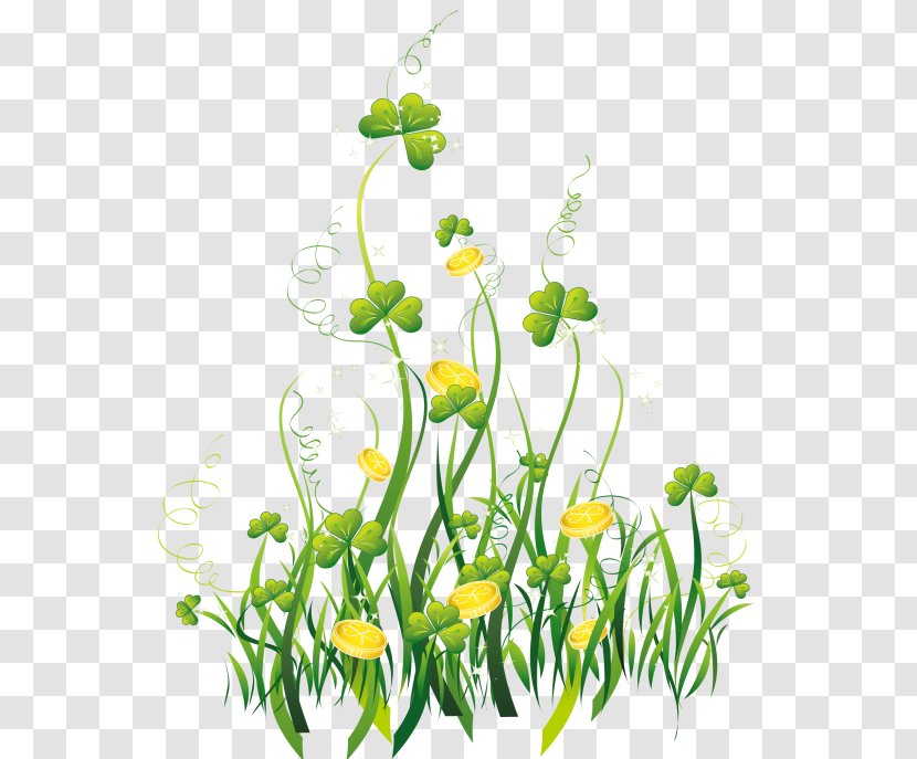 Saint Patrick's Day Floral Design Ireland Shamrock Clip Art For Scrapbooks - Plant Transparent PNG