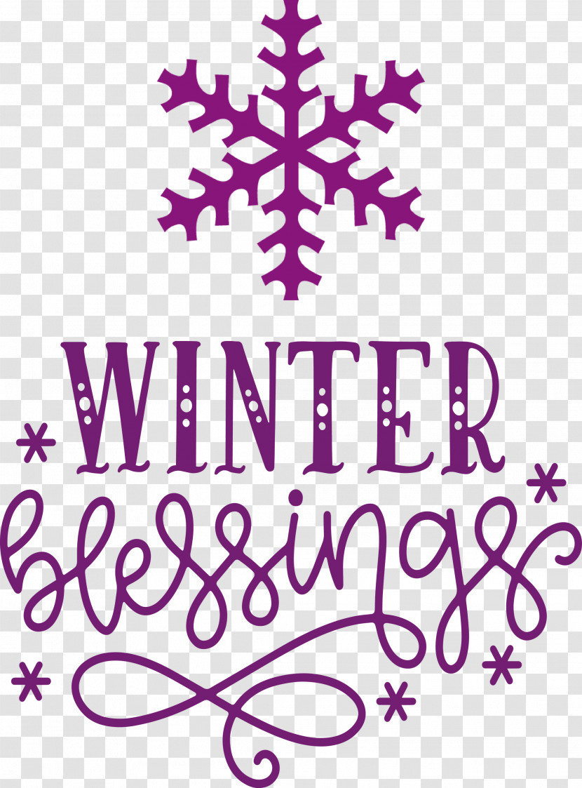Winter Blessings Transparent PNG