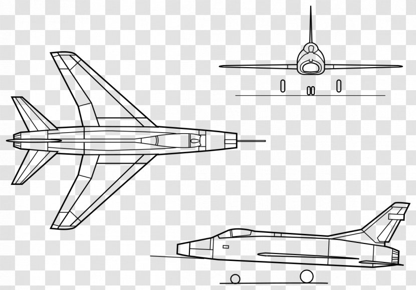 North American F-100 Super Sabre F-86 Airplane F-107 Republic F-105 Thunderchief - Hardware Accessory Transparent PNG