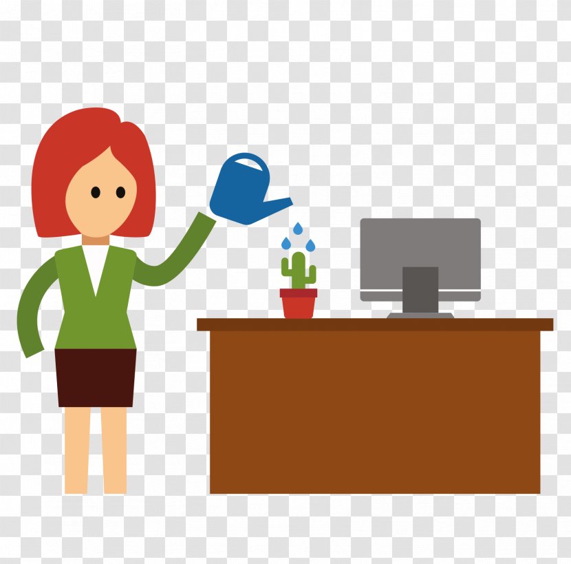 Businessperson Office Woman - Communication - The Who Is Watered Transparent PNG