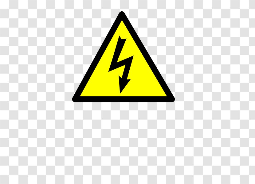 Warning Label Hazard Symbol Sign - Electricity Pics Transparent PNG