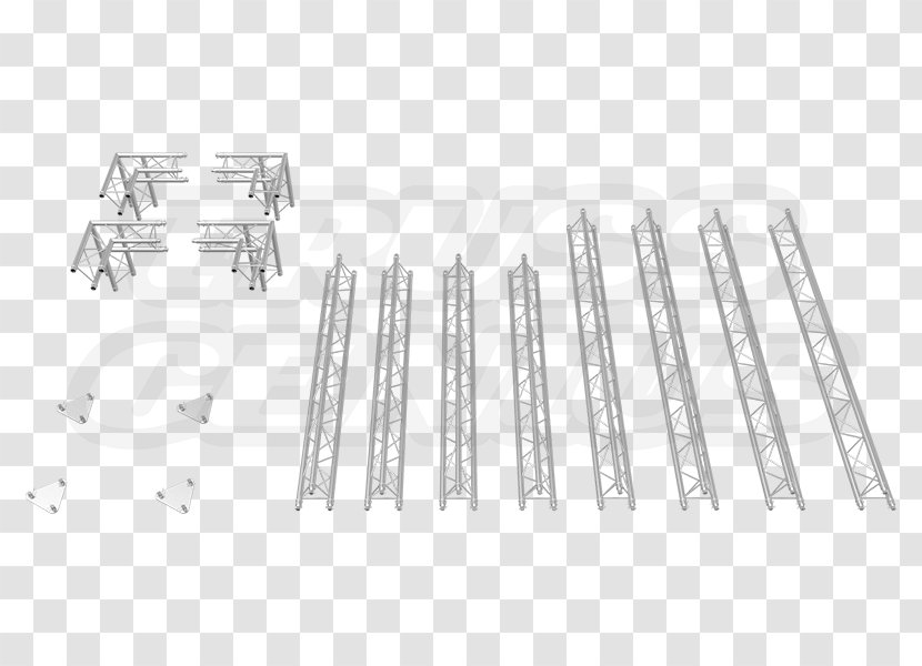 Truss Steel Triangle Trade Exhibition - Perimeter - Genius Transparent PNG