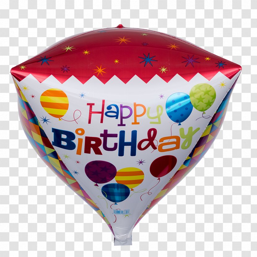 Mylar Balloon Birthday Toy Geometry - Foil - Ballon Transparent PNG